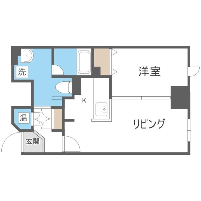 ルラシオン札幌駅前（303） 間取り図画像