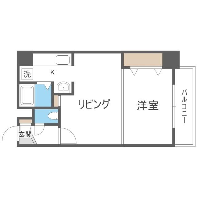 サウスシティ（702） 間取り図画像