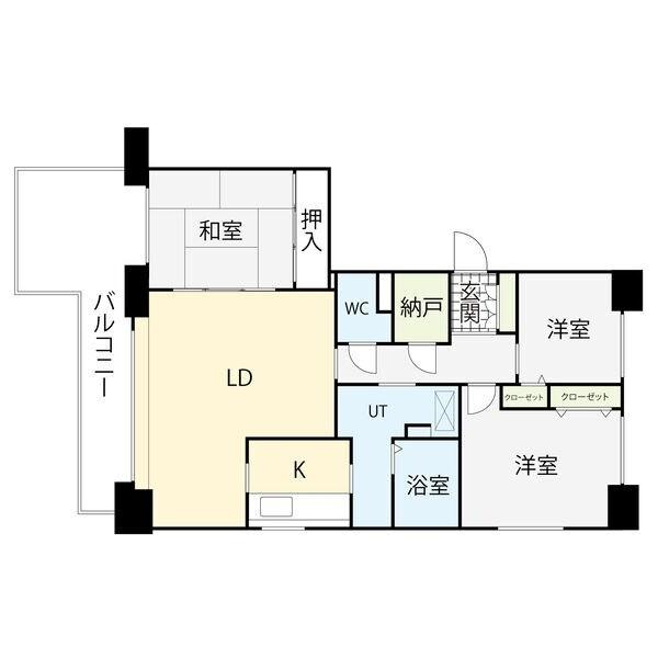 リーベンデール北１１（101） 間取り図画像