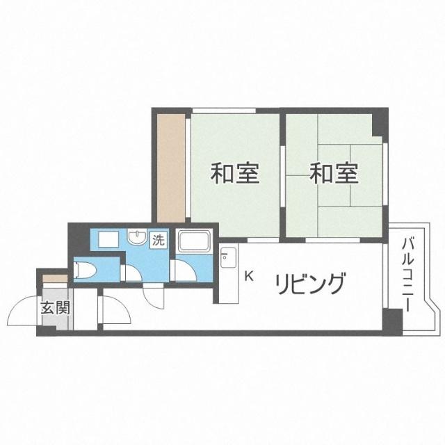 ドミールいけはた（201） 間取り図画像
