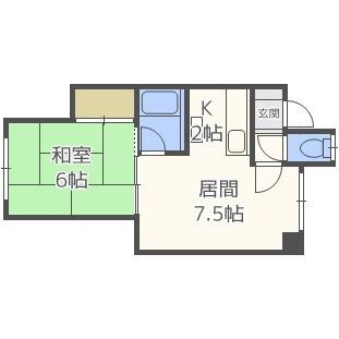 琴似グランドハイツ（205） 間取り図画像