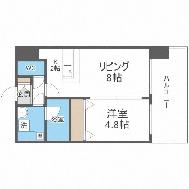 ルラシオン北９条通（602） 間取り図画像