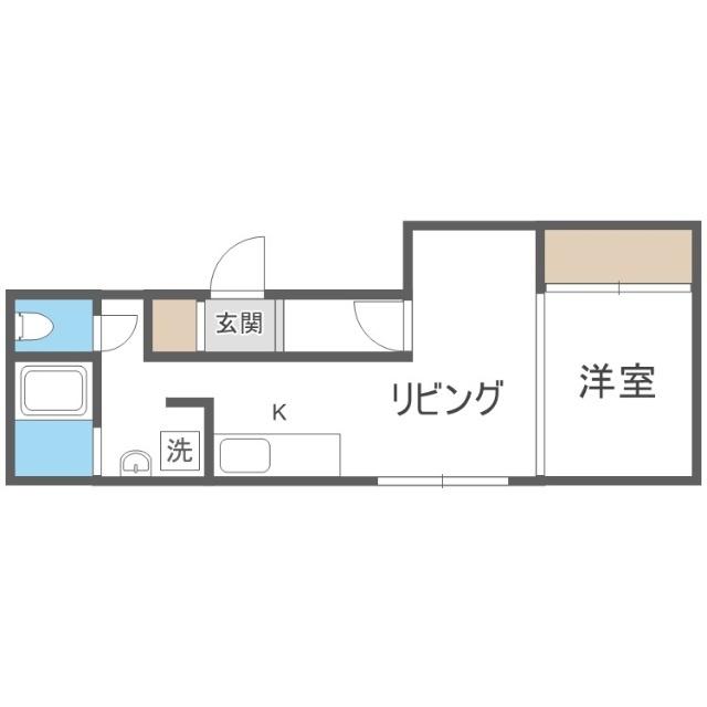 ブランノワールドゥカトル（103） 間取り図画像