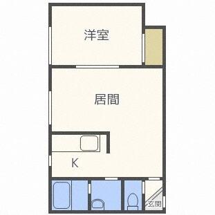 フロイデ２４（205） 間取り図画像