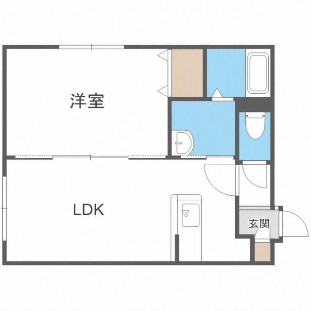 クリアーフィールド（405） 間取り図画像