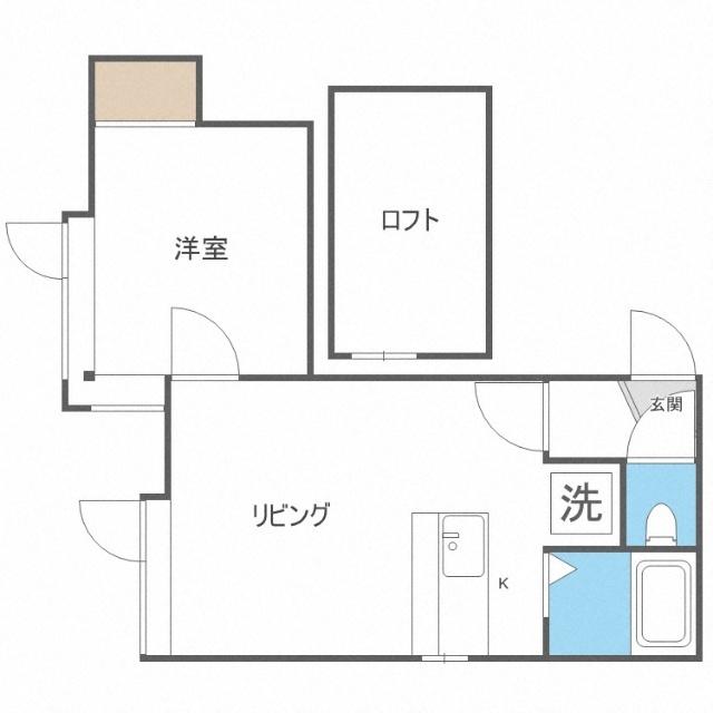 ノースソニア１１５（202） 間取り図画像