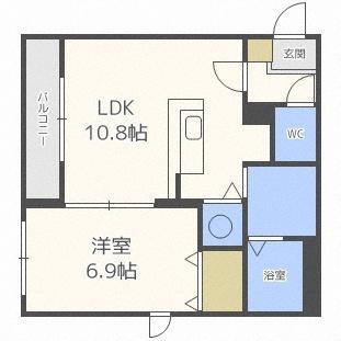 ハイムコンフォルト（303） 間取り図画像