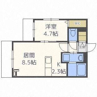 ピカデリー琴似（303） 間取り図画像