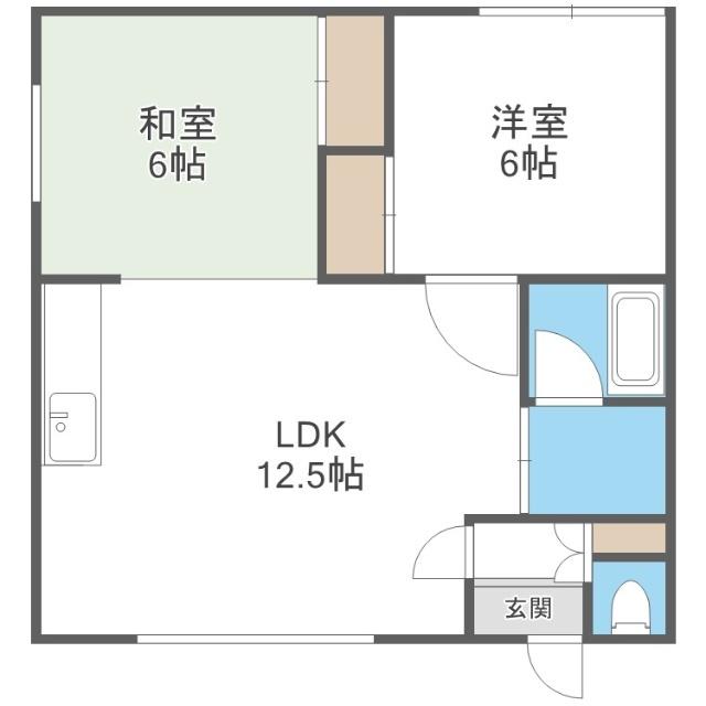 ハイツ宮森（103） 間取り図画像