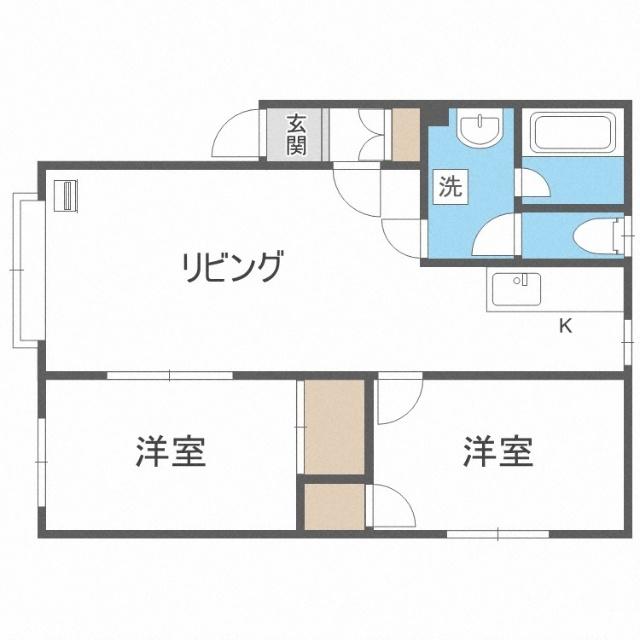 ハイツＭ＆Ｍ（102） 間取り図画像