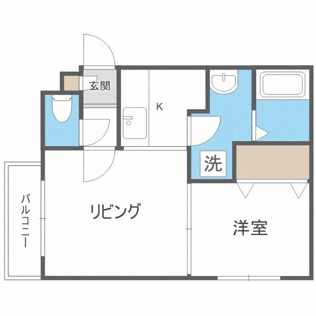 ルーエＮ１５（301） 間取り図画像