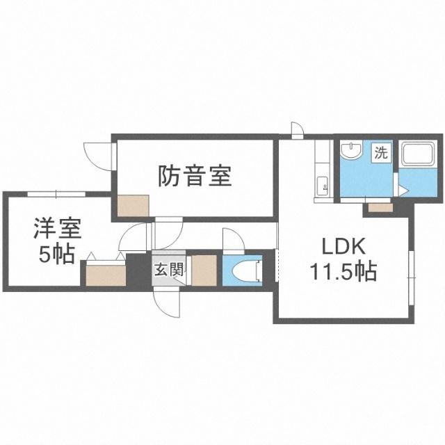 グランラヴィＩ（301） 間取り図画像