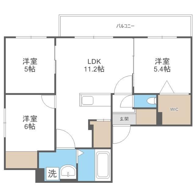 パーク農試館（202） 間取り図画像