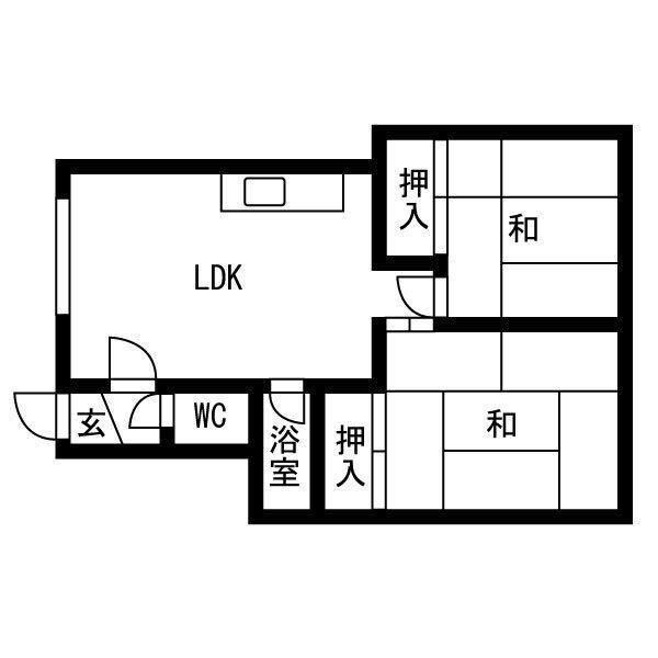 コーポリラ（105） 間取り図画像