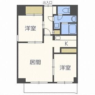 グリーンコート（703） 間取り図画像