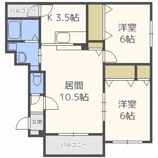 グラーベンコート（202） 間取り図画像