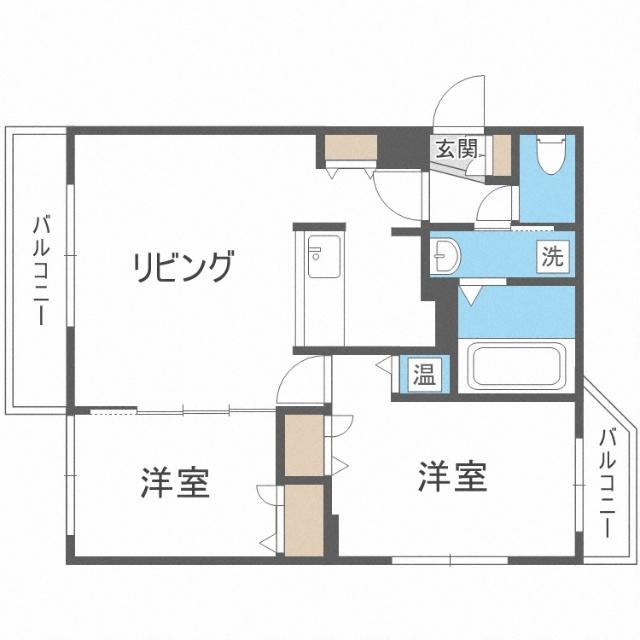 カプチーノ（405） 間取り図画像
