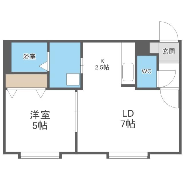 ピアス宮の沢（105） 間取り図画像