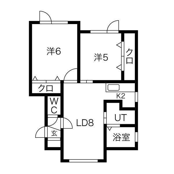 コンフォート・トモ（202） 間取り図画像