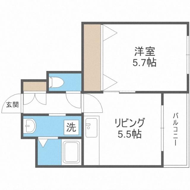 サイレンスウエスト（402） 間取り図画像