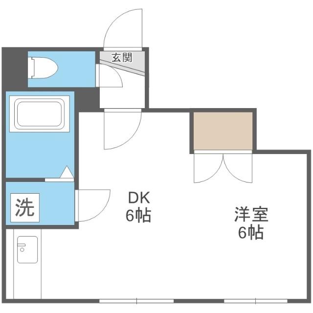 エクシードヴィラＮ１９（202） 間取り図画像