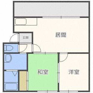 エスコート２５（202） 間取り図画像