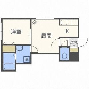 エステート北１９（103） 間取り図画像