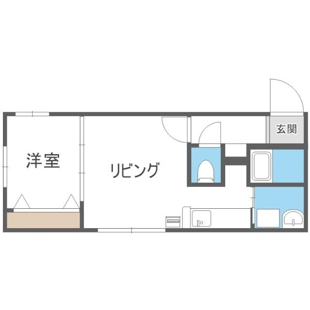 セカンドアベニューＡ（305） 間取り図画像