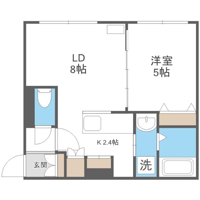 ガレット（406） 間取り図画像