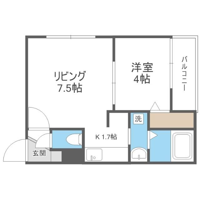 デュークＹＫ山の手（101） 間取り図画像