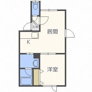 クオーレ栄町（102） 間取り図画像