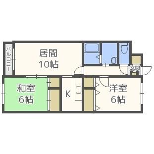ドエル西町（207） 間取り図画像