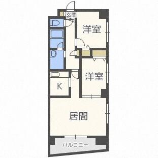 ファーストプレイス（201） 間取り図画像