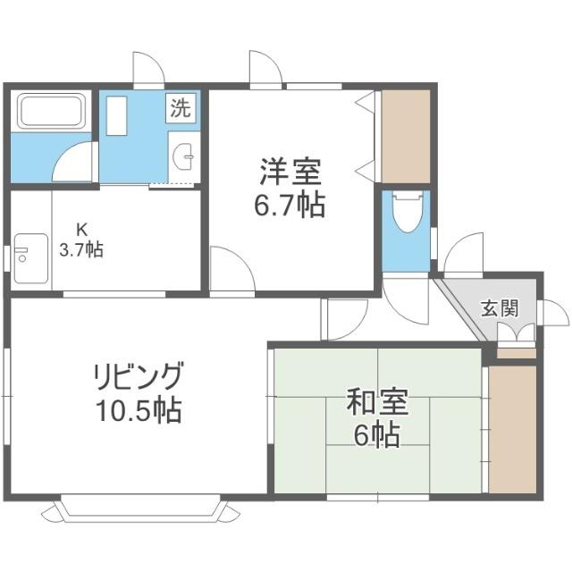 コーポルシオール（301） 間取り図画像