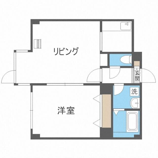 フレンドリー山の手（107） 間取り図画像