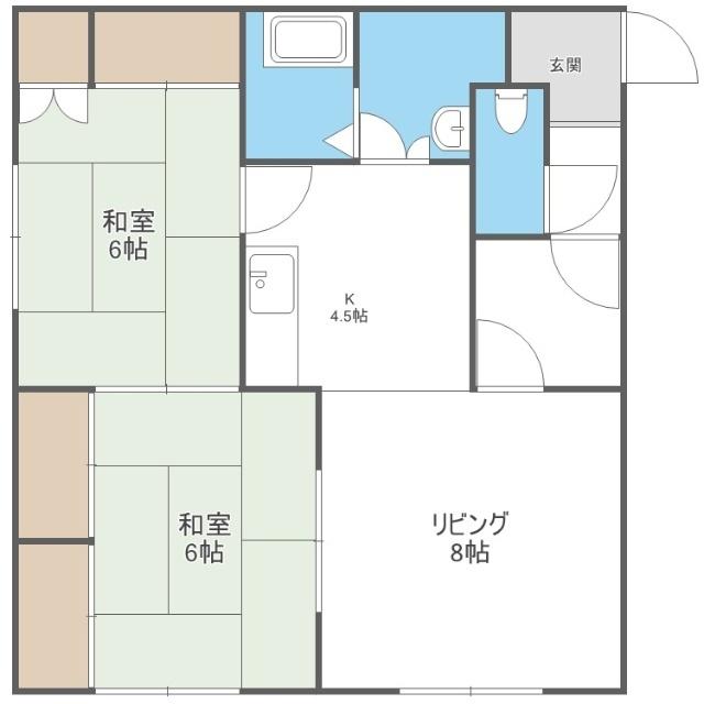 サンハイツ（203） 間取り図画像