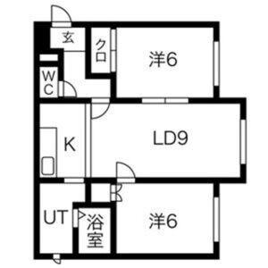 プラザイン西町（205） 間取り図画像