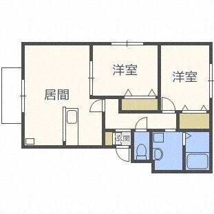 コーリン１６（101） 間取り図画像