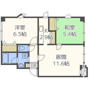サンドエル（A401） 間取り図画像