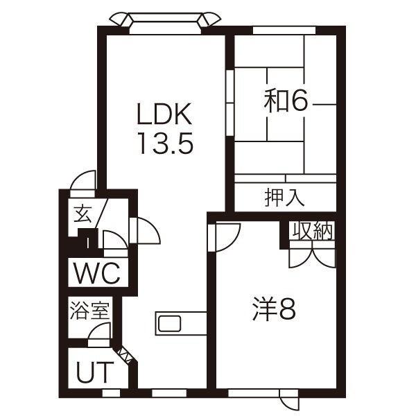 サンシャイン１９（203） 間取り図画像