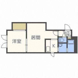 ブランノワールドゥカトル（302） 間取り図画像