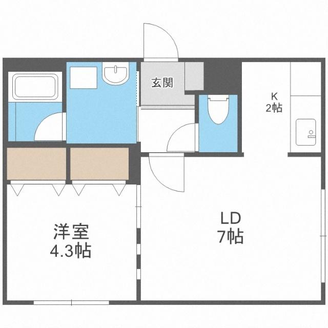 プライムシーン（103） 間取り図画像