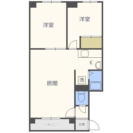 シティハウスＭ＆Ｍ（303） 間取り図画像