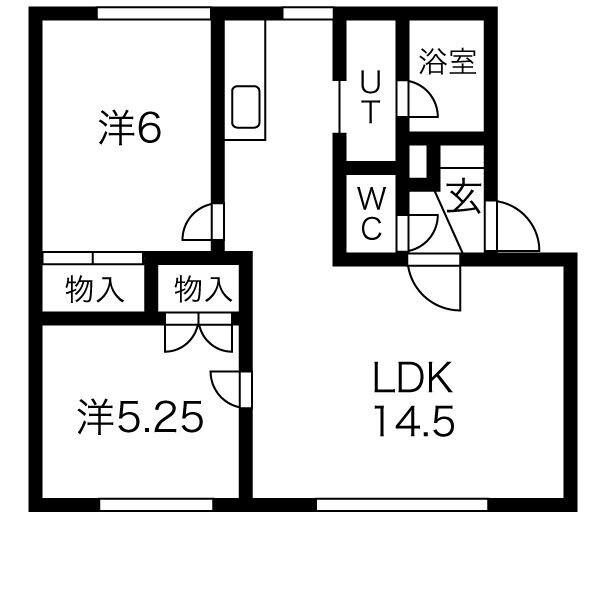 ベルネージュ（105） 間取り図画像
