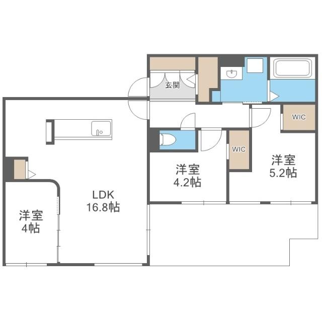 シューレジデンス元町（102） 間取り図画像