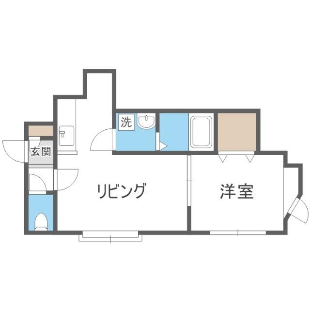 シューストリングス（105） 間取り図画像
