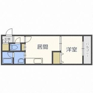 ベルマーレ八軒（406） 間取り図画像