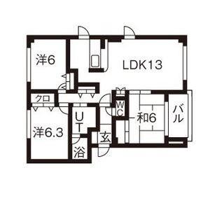 ノースアヴェニュー（205） 間取り図画像