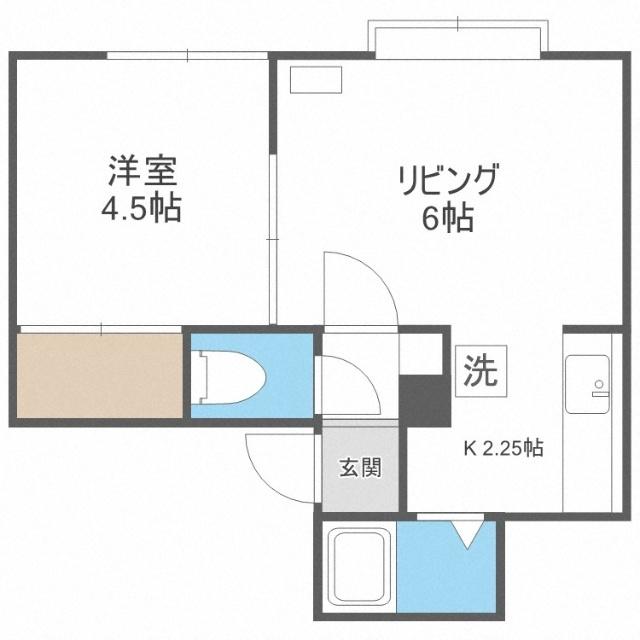 ノースペガサス弐番館（201） 間取り図画像