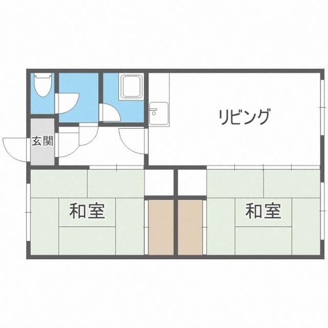 ノースライト３１（302） 間取り図画像